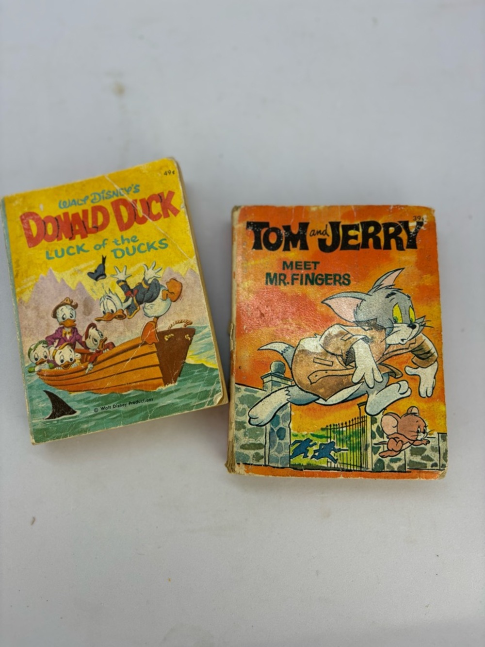 Vintage Big Little Books-Tom & Jerry/Donald Duck
